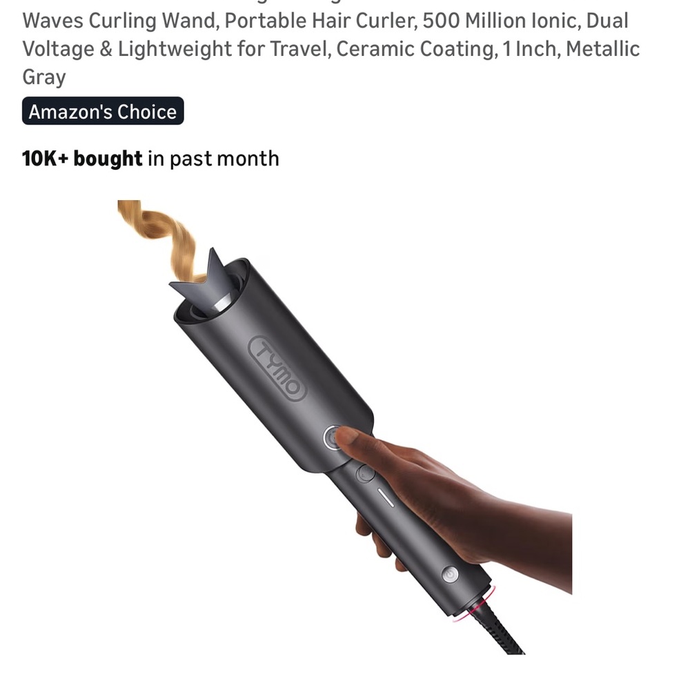 TYMO Automatic Rotating Curling Iron